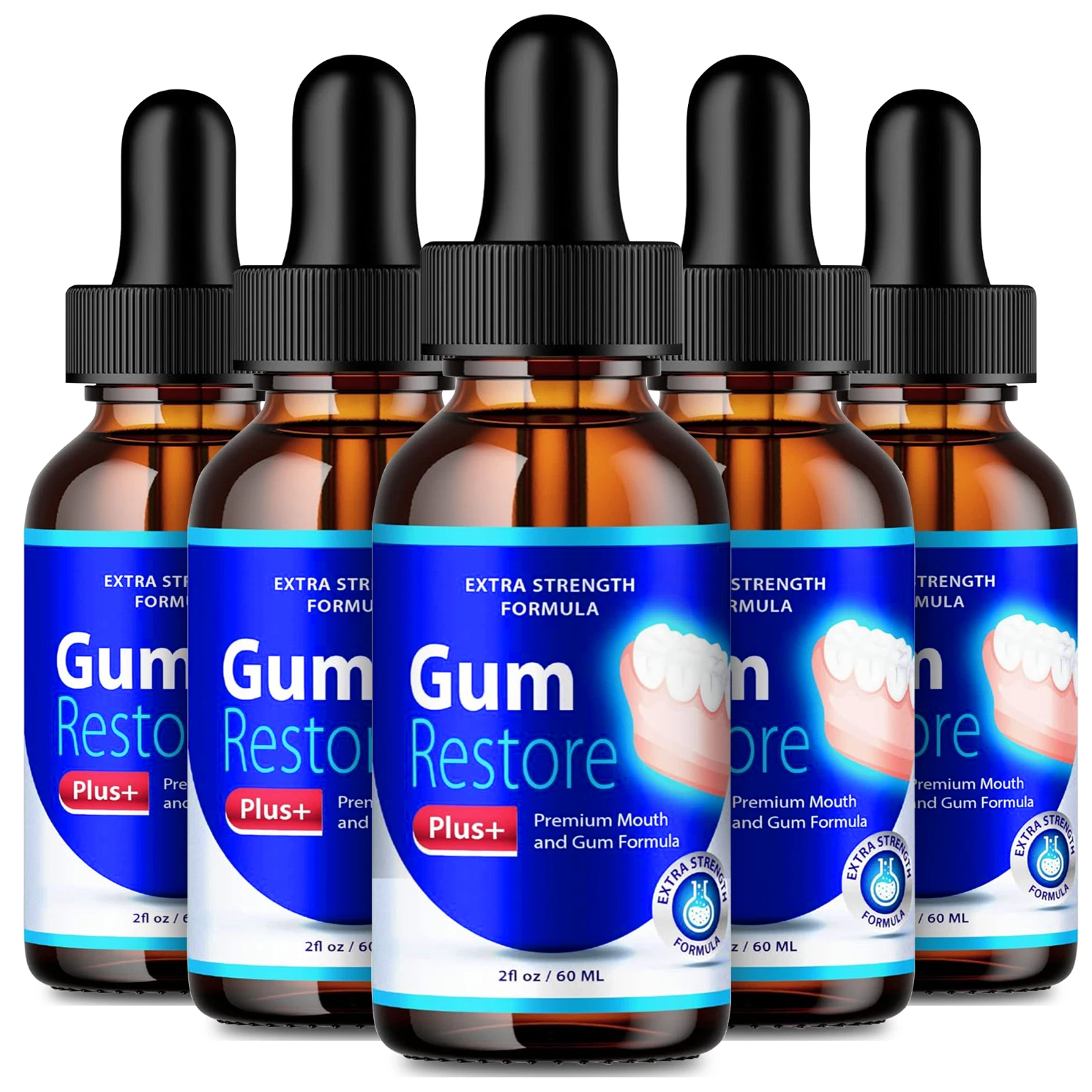 [176202173035] Gum Restore Supplement for Maximum Strength - Official Formula (5 pack)