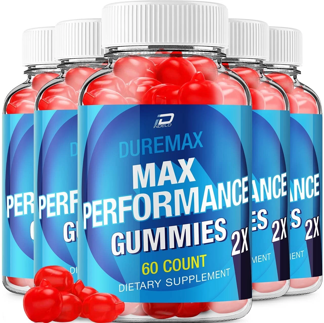 (5 Pack) DureMax Gummies for Men - Dure Max Male Gummies All-Natural Supplement