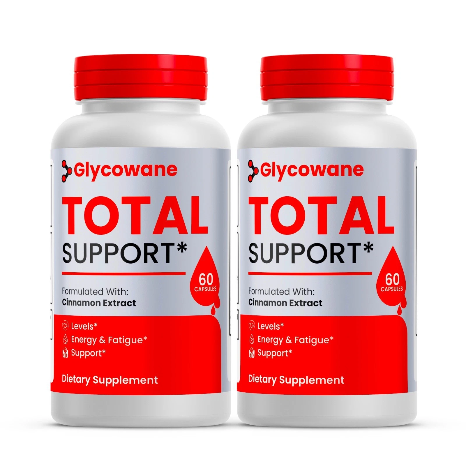 GlycoWane Blood Health Support Dietary Supplement 120 Capsule Glyco Wane Support