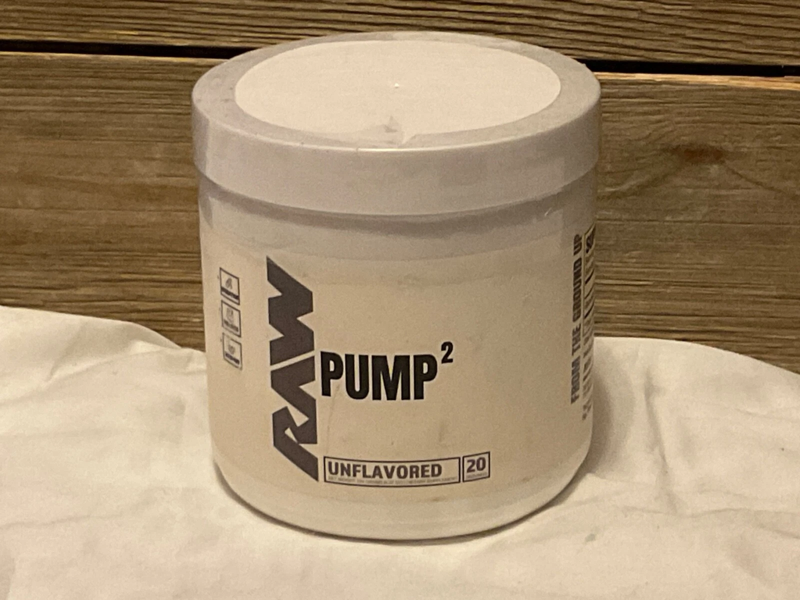 [256794056907] RAW Pump 2 Unflavored, 4.37 oz 124 grams 20 Servings New Expires 01/2026