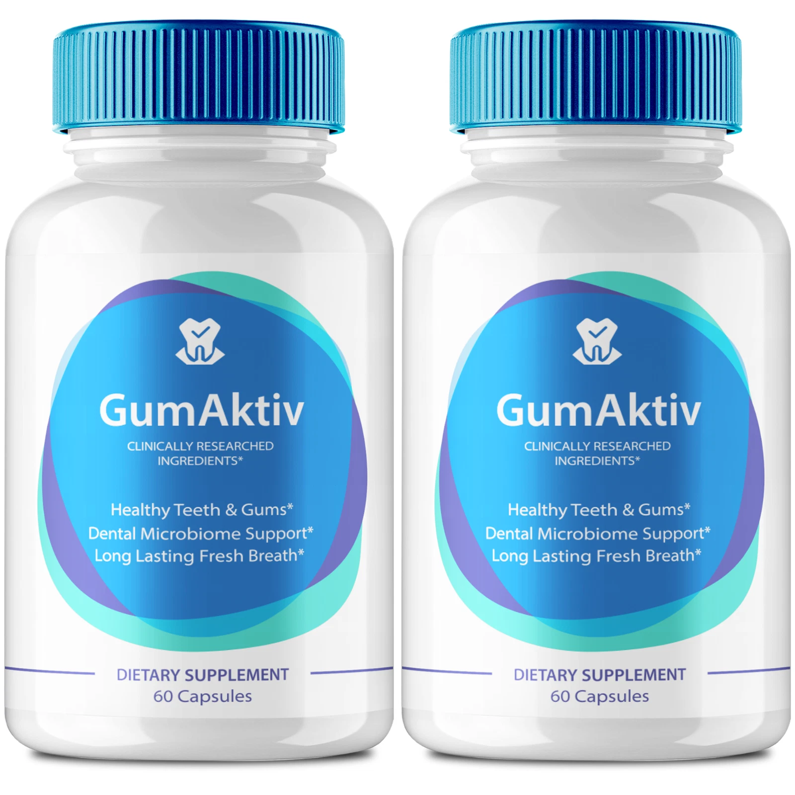 (2 Pack) GumAktiv Capsules for Gums & Teeth Health, GumAktiv for Dental Support