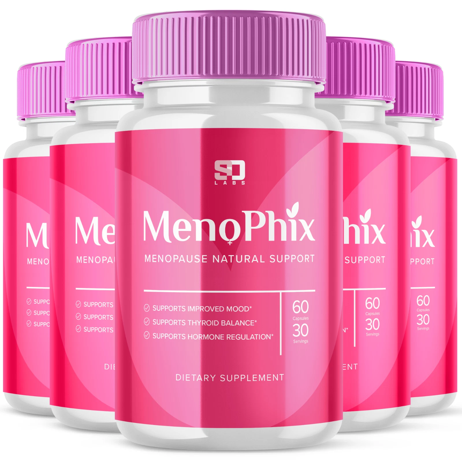 MenoPhix Capsules: Menopause support, hormonal balance, and comfort (3 Pack)