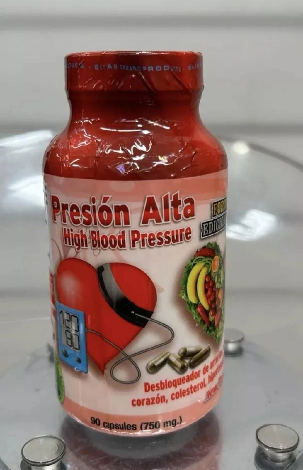 PRESION ALTA High Blood Pressure Desbloqueador De Arterias 90 CAPSULAS Ship