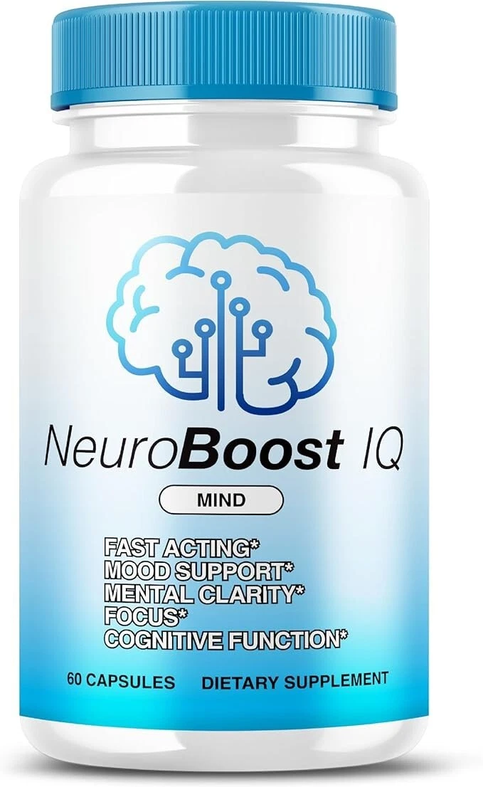 Neuro Boost IQ Advanced Brain Boosting Formula Dietary Supplement (60 Capsules)