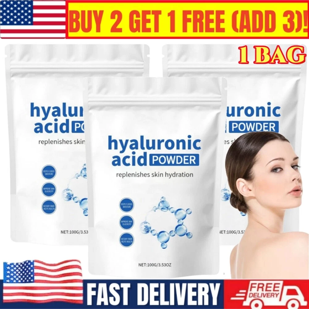 Hyaluronic Acid Powder, Acid Powder for Skincare, Low Molecular Weight