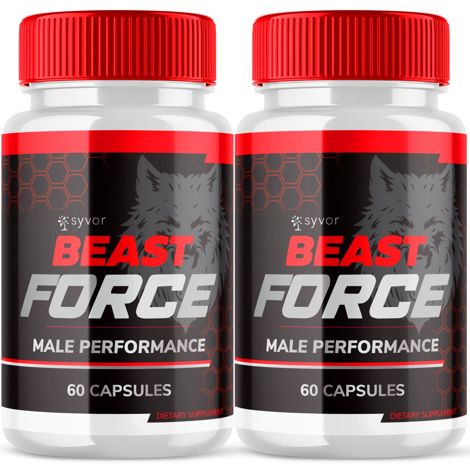 Beast Force Male Support Vitamin Max Strength Supplement for Men 120 Capsules