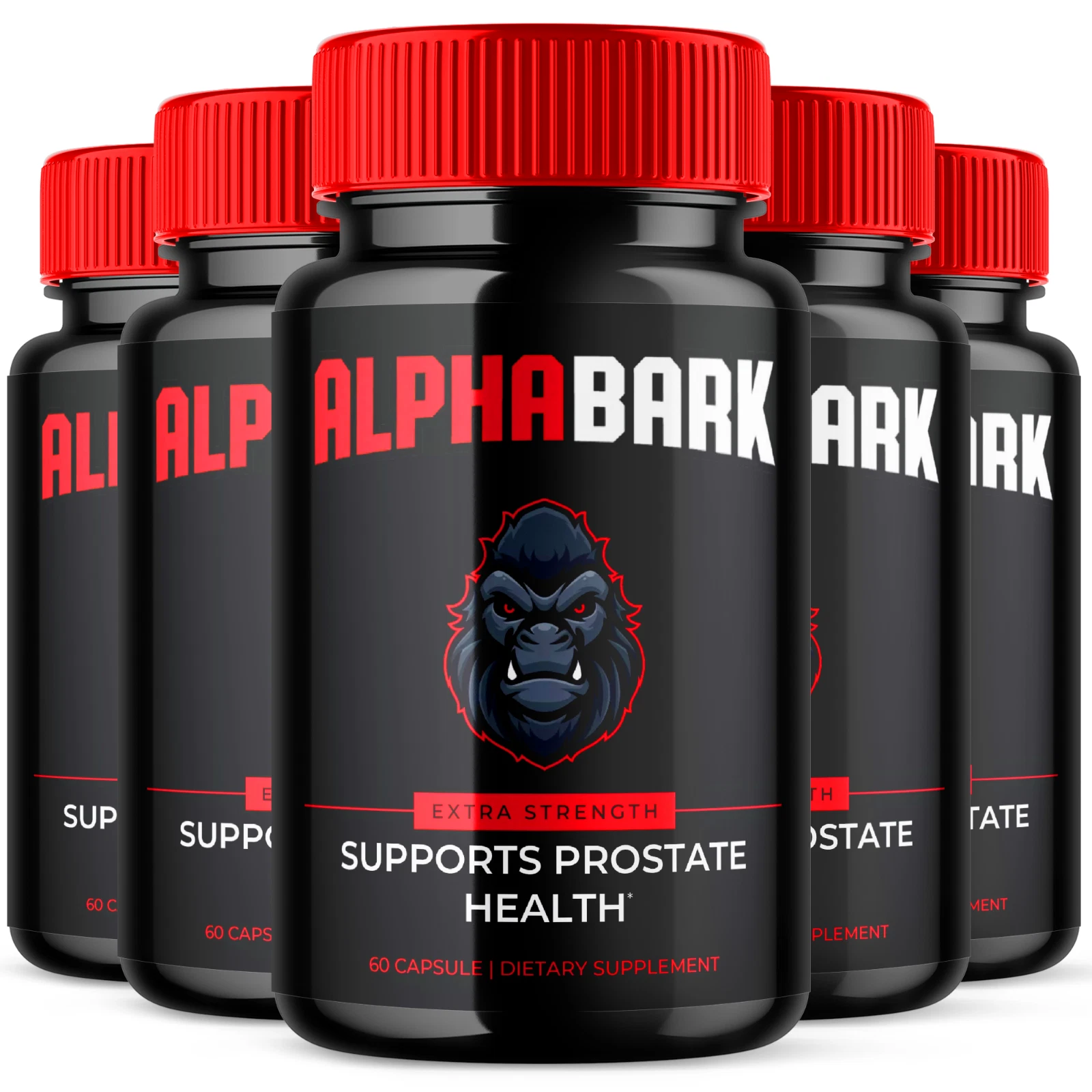 Alphabark Prostate Support Advanced Supplement Alpha Bark Pills 300 Capsules