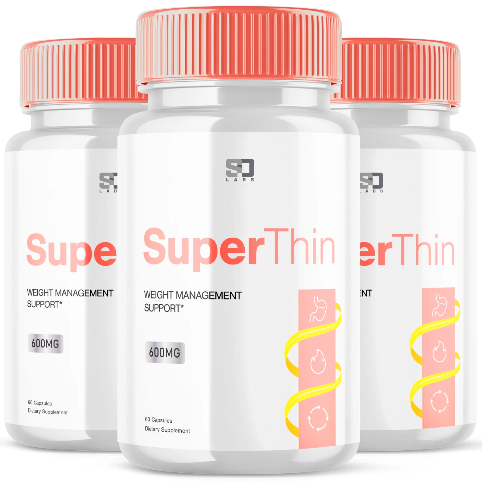 SuperThin - Advanced Weight Support Supplement Natural Formula (3 Pack)