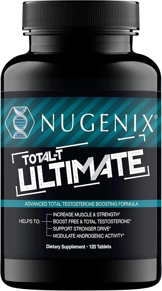 Nugenix Total-T Ultimate 120ct TestoBooster•Muscle•Stamina & Vitality Exp. 06/27
