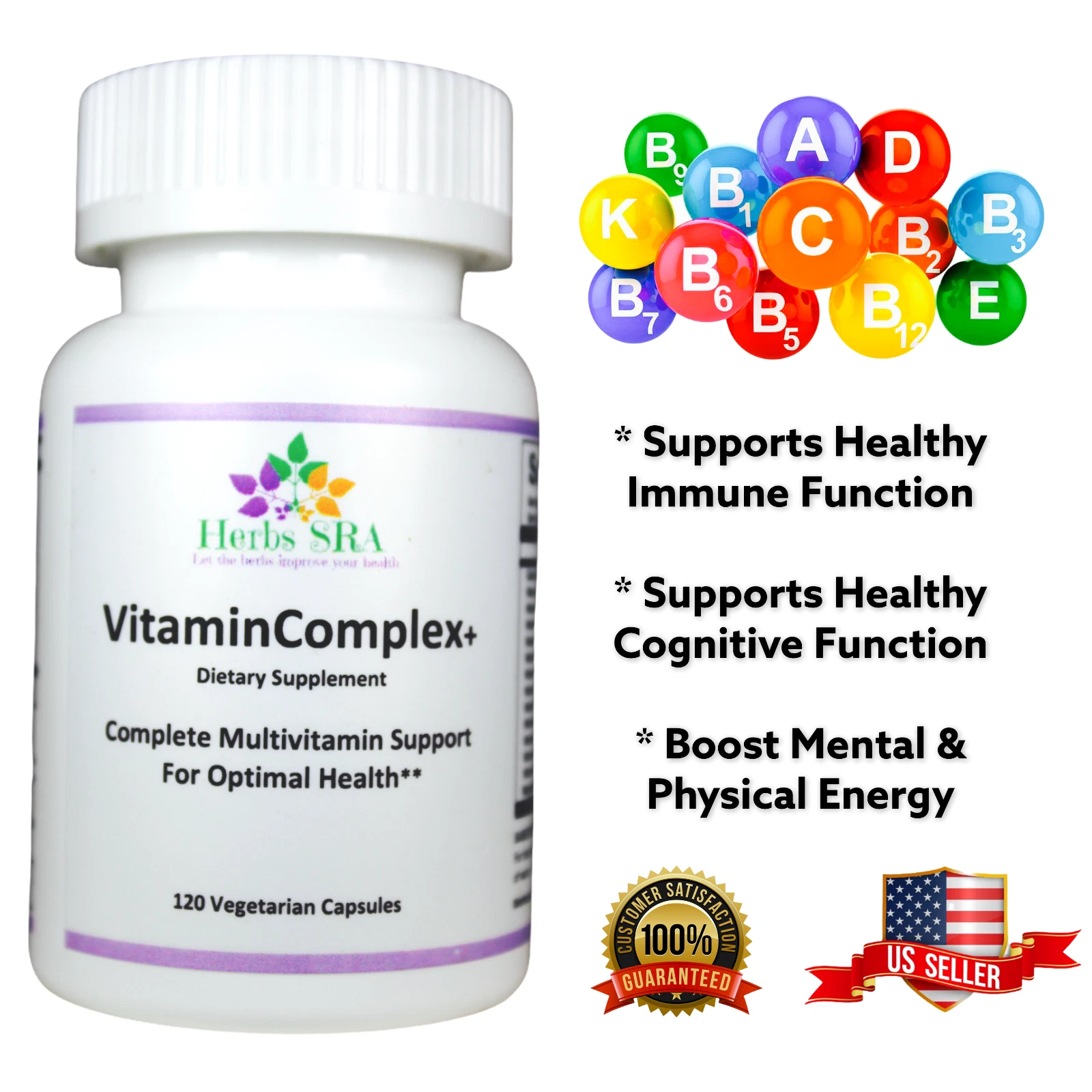 Essential Multivitamin: Complete Minerals & Vitamins, 120 Capsules, Daily Dosage