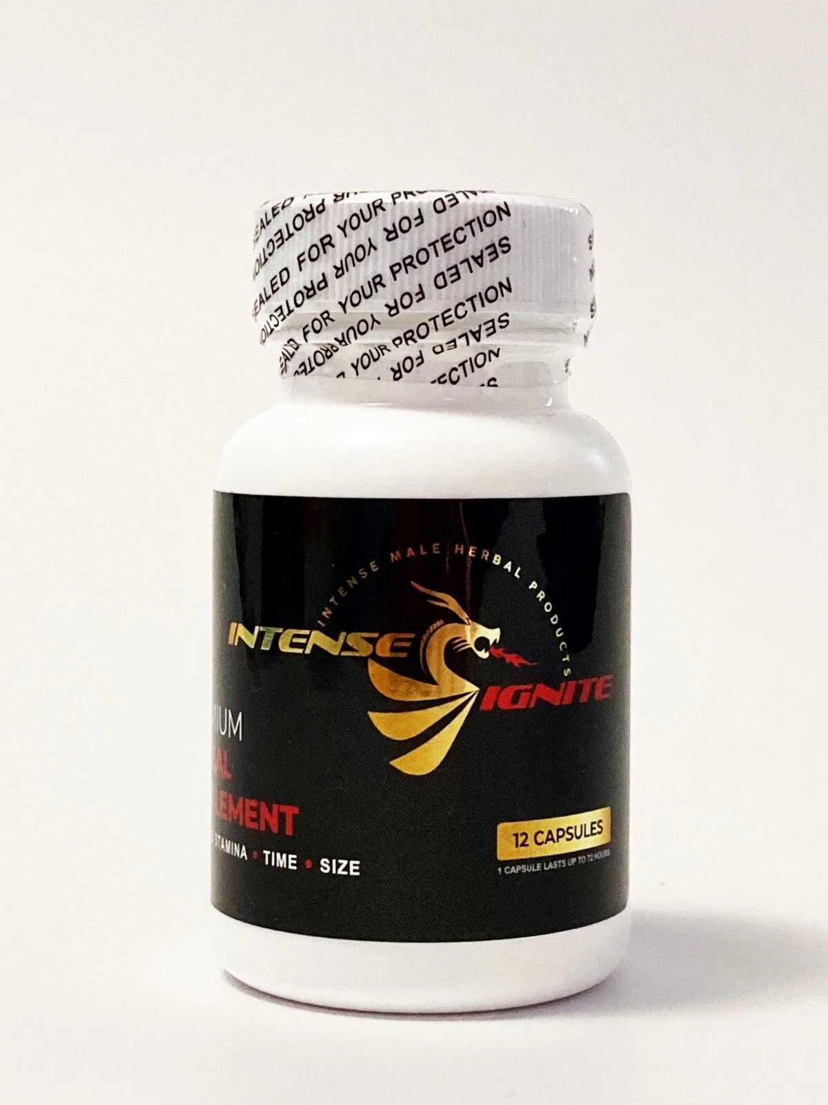 [226710261262] Intense Ignite 빠른 작용 남성 성능 향상 보충제 12정