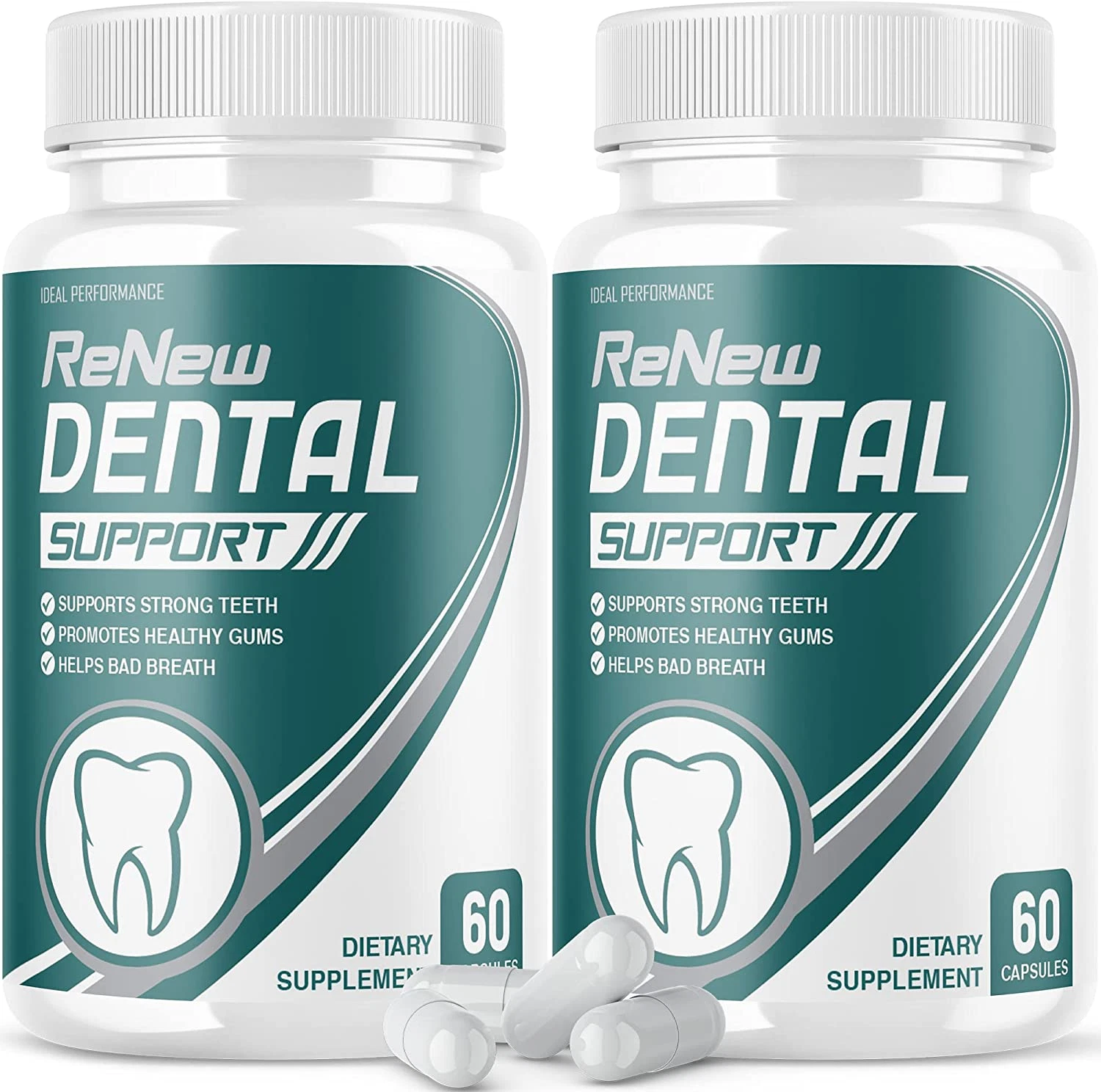 [175288141113] (2 Pack) Renew Dental Support Pills Cleanser (120 Capsules)
