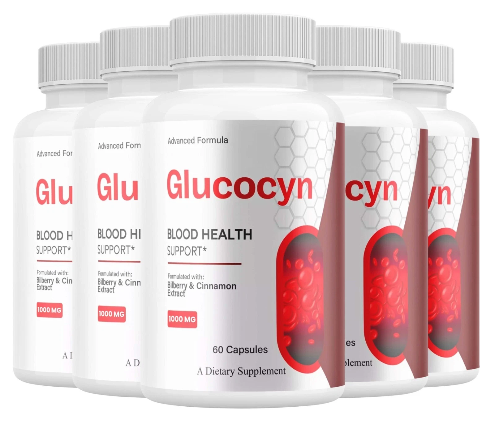 Glucocyn Glycogen Pills, Glucocyn Advanced Support ( 5 Pack )