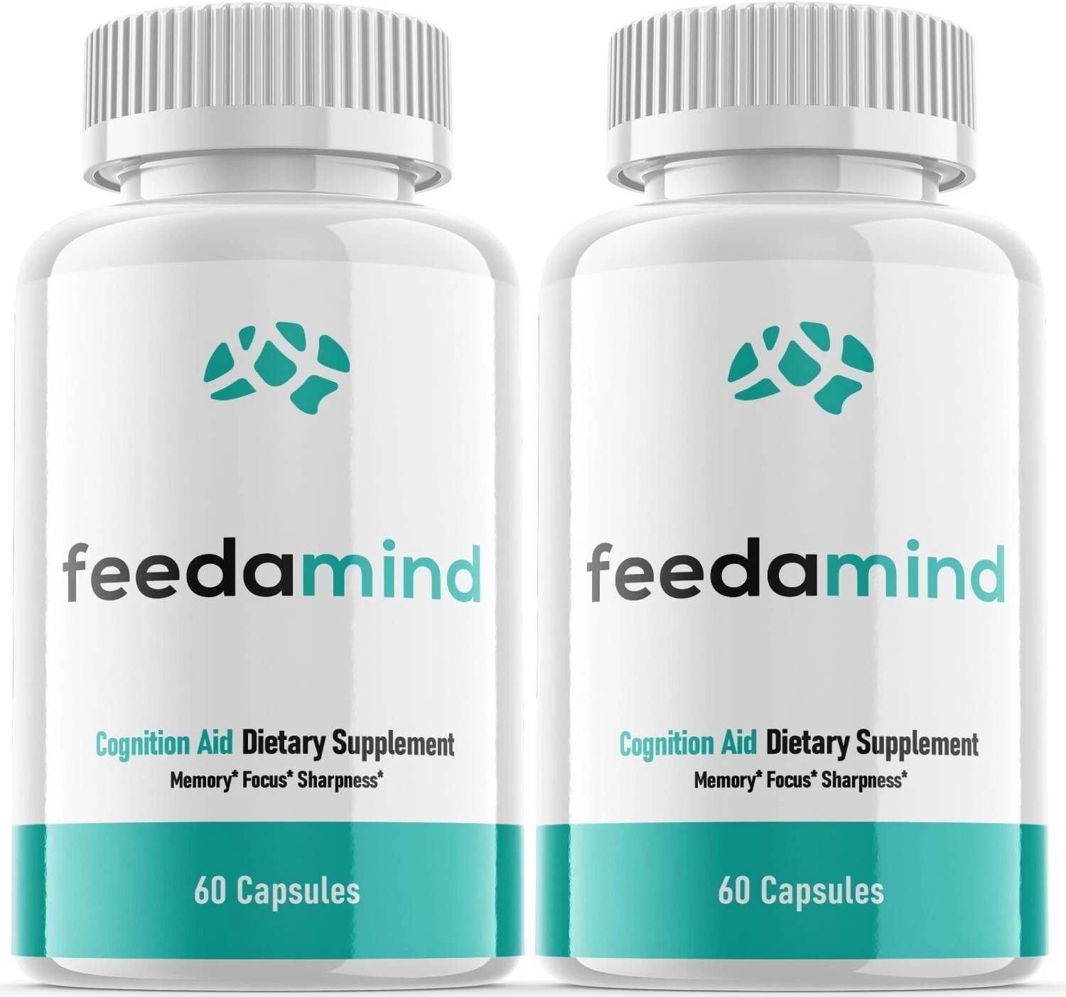 2- Feedamind Nootropic Pills - Brain Productivity Support Supplement - 120 Pills