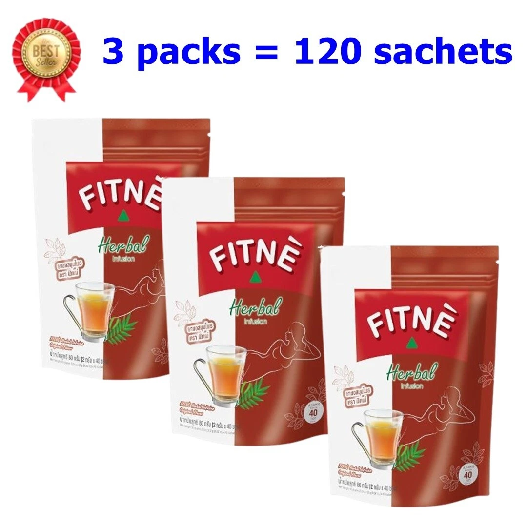 3x Herbal Fitne Tea Original Senna Infusion Weight Natural Beverage