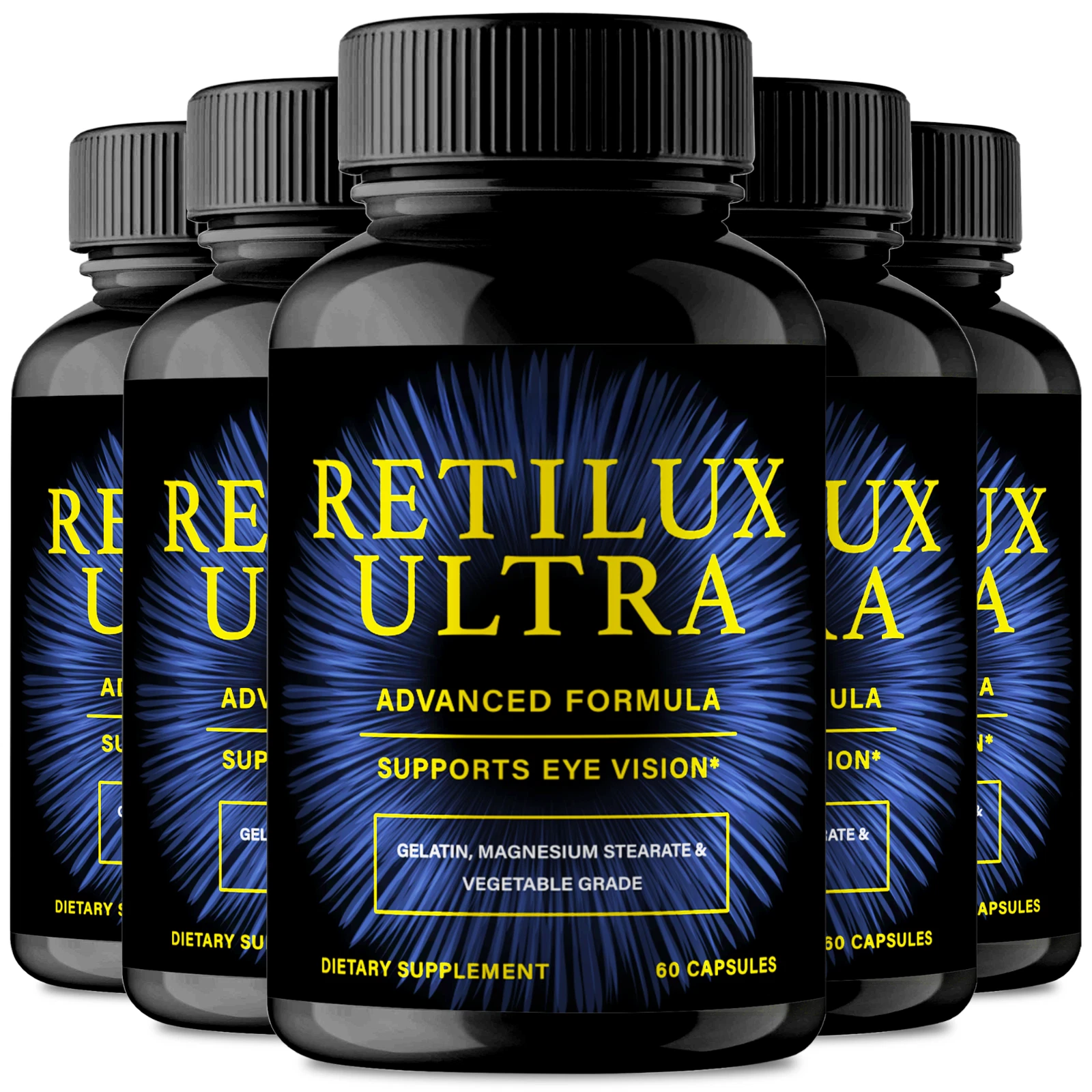 (5 Pack) Retilux Ultra Clear Vision Support - RetiluxUltra Eye Health Pills