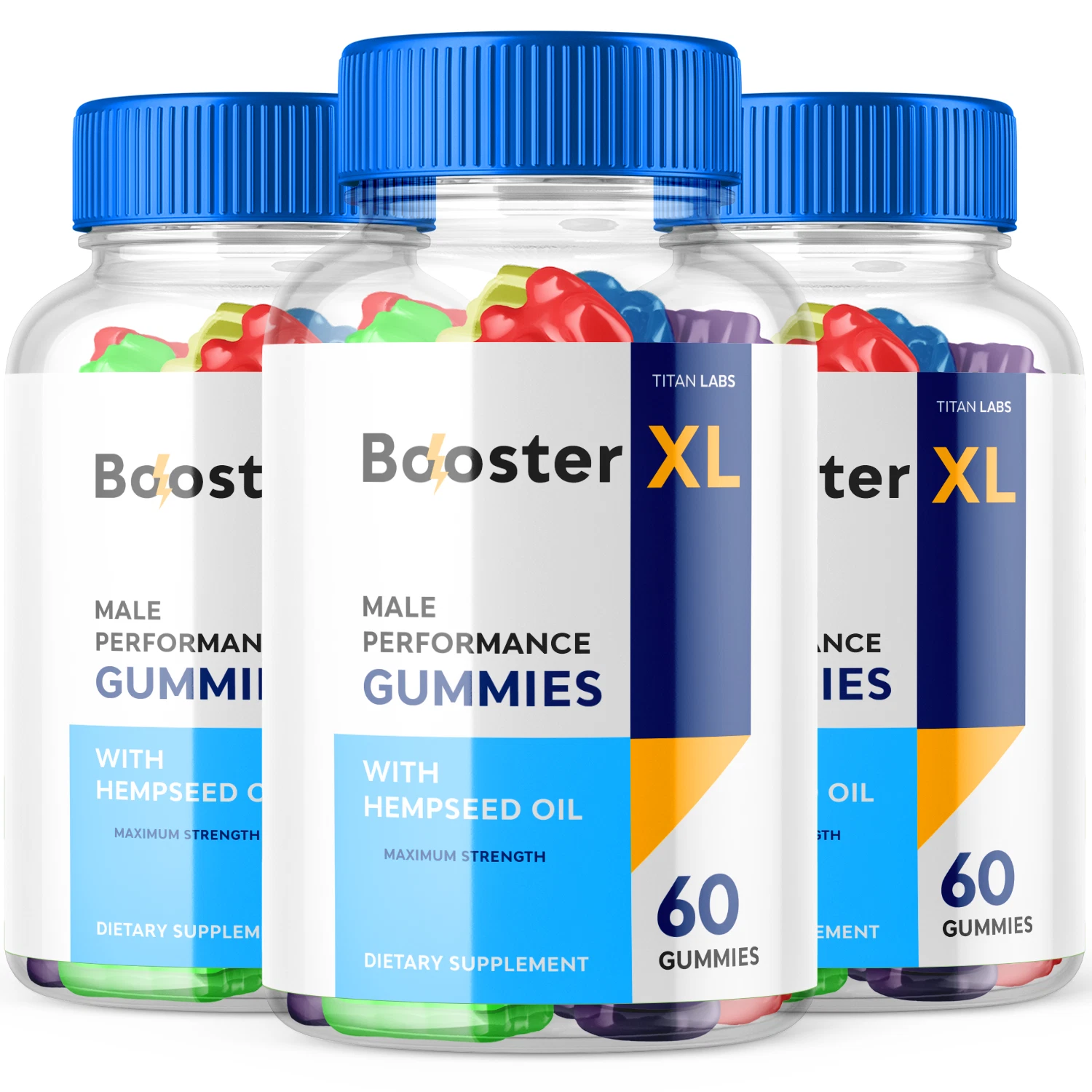 Booster XL Male Gummies - Maximize Vitality and Performance (3 Pack)