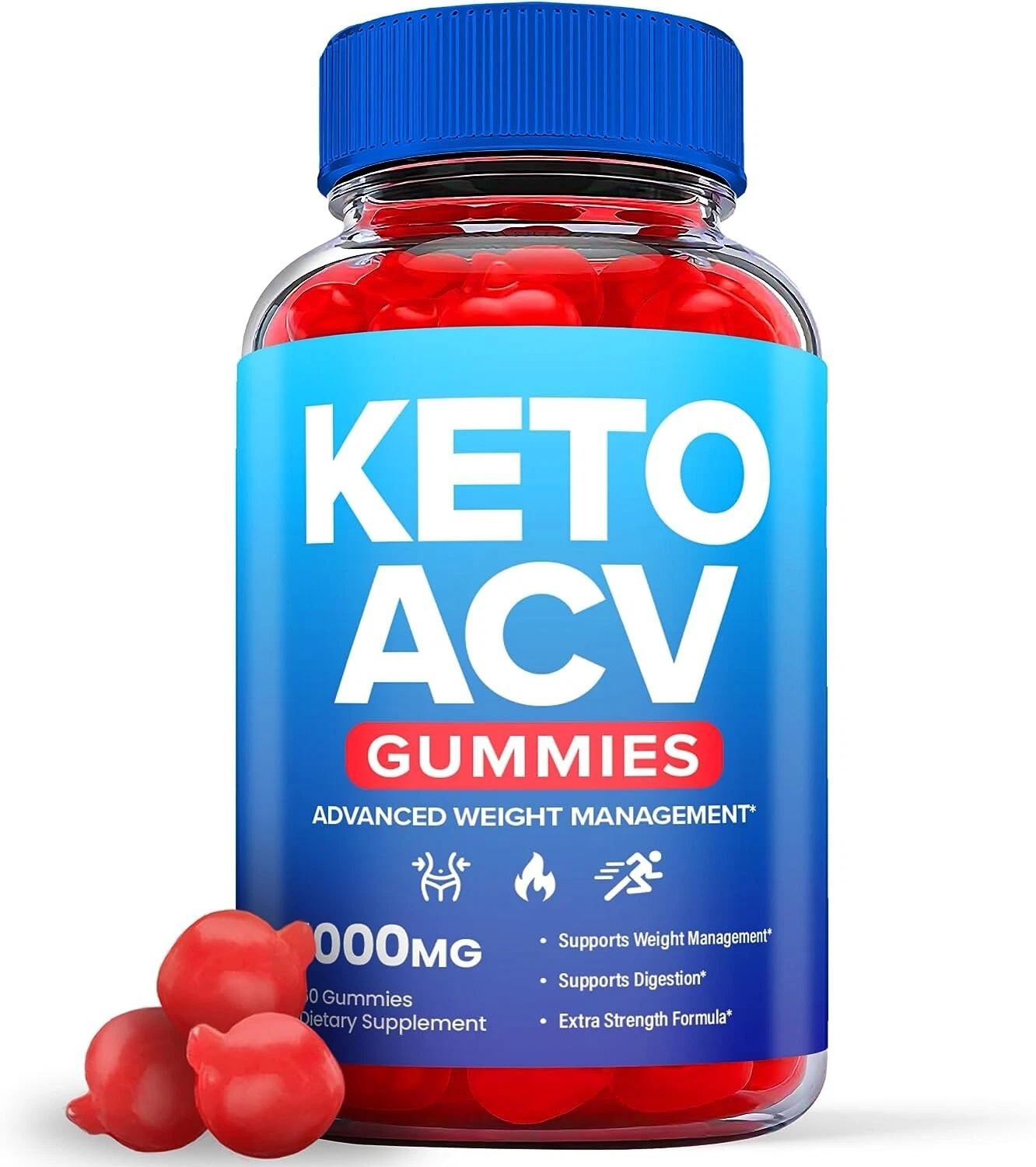 Blue Burn Keto Gummies - Blue Burn Keto ACV Gummies For Weight Loss (1 Pack)