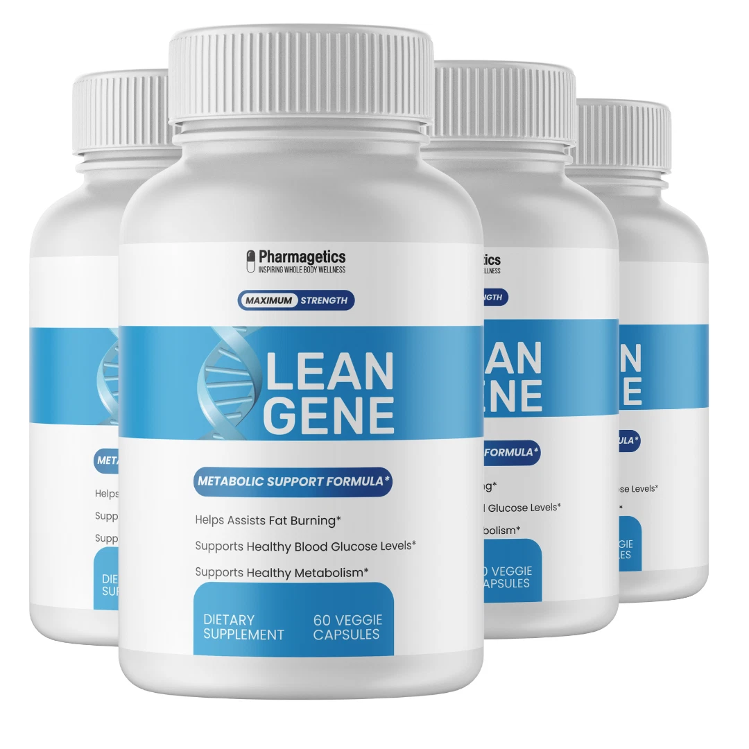 Lean Gene Metabolic Weight Loss Support Supplement - 4 Bottles 240 Capsules