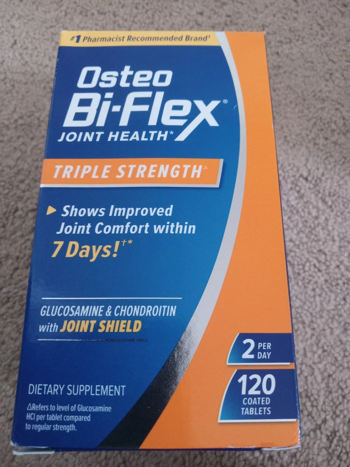 Osteo Bi-Flex Joint Health Triple Strength Dietary Supplement 120 Tablets