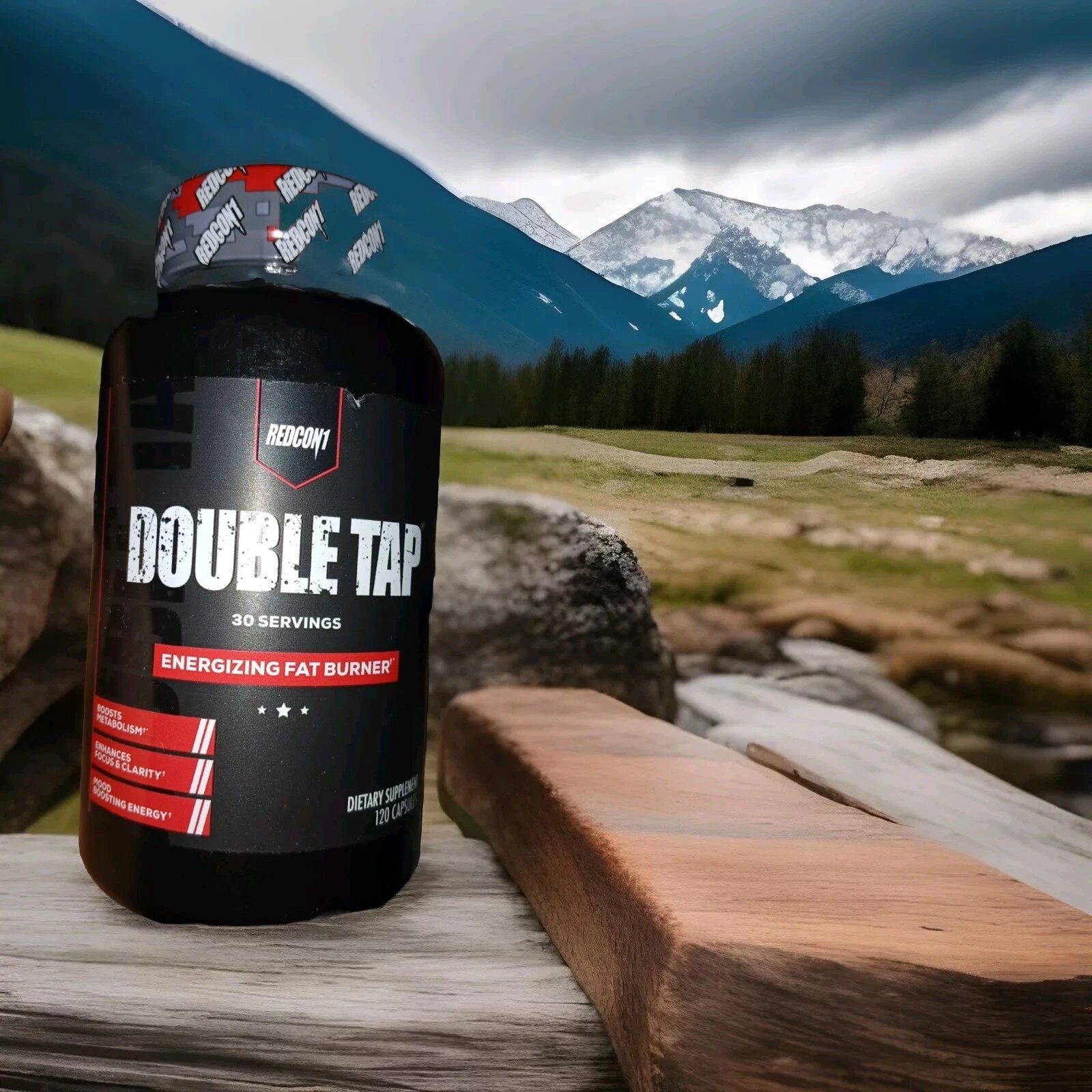 Redcon1 Double Tap Energy Fat Burner Weight Loss Thermogenic 120 Capsules