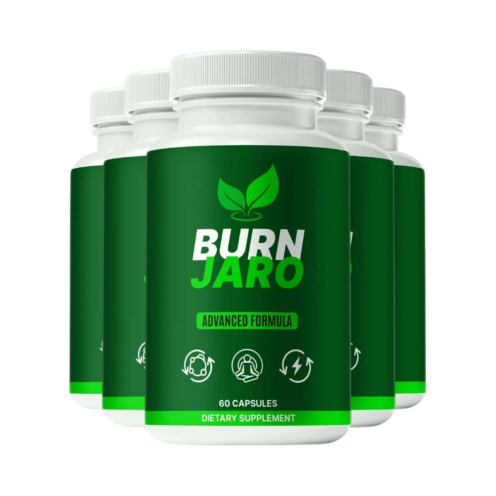 [365615430152] 5-Pack Burn Jaro Keto Capsules - BurnJaro Supports Weight Loss - 300 Capsules
