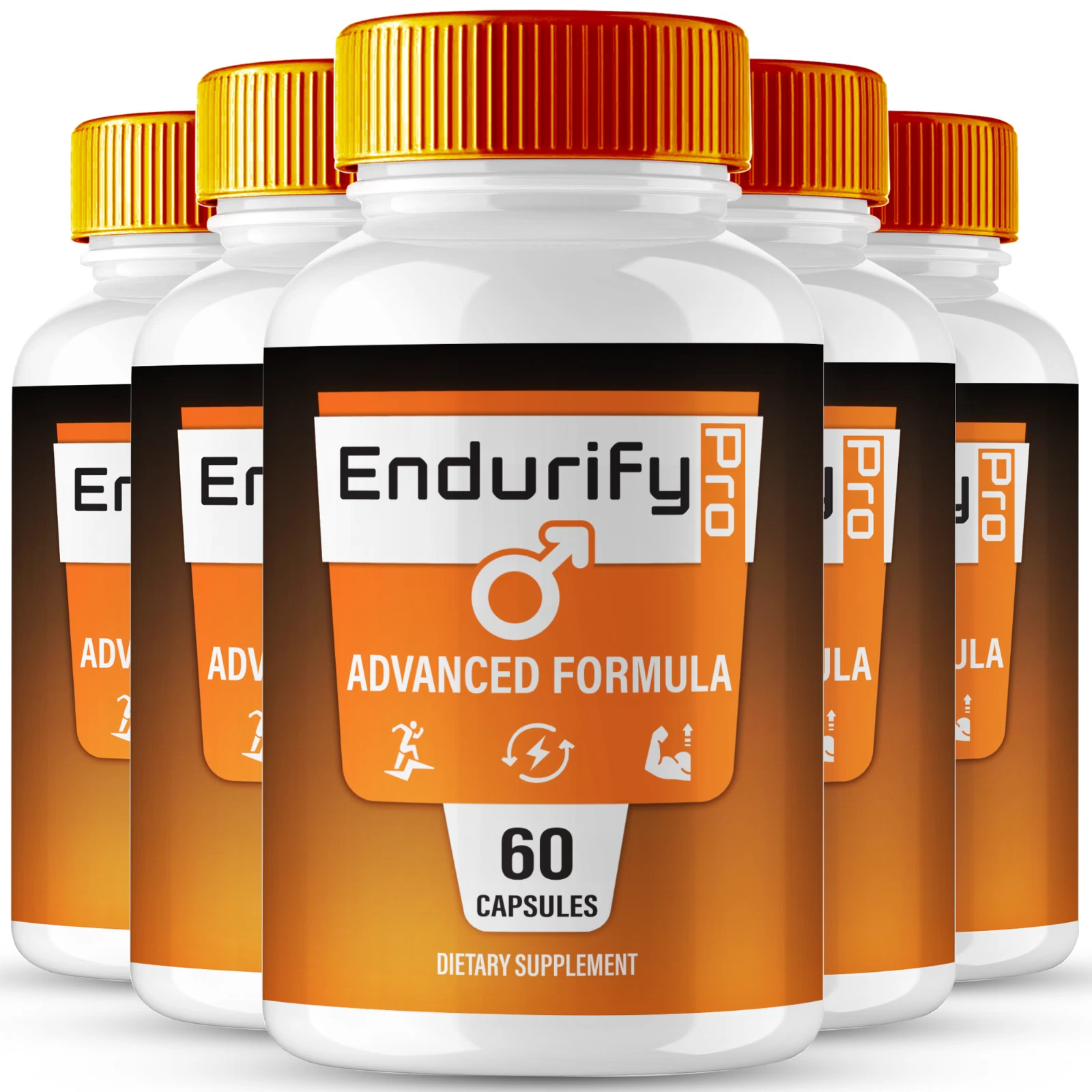 (5 Pack) Endurify Pro for Men Pills, Male Capsules to Increase Energy & Vitality
