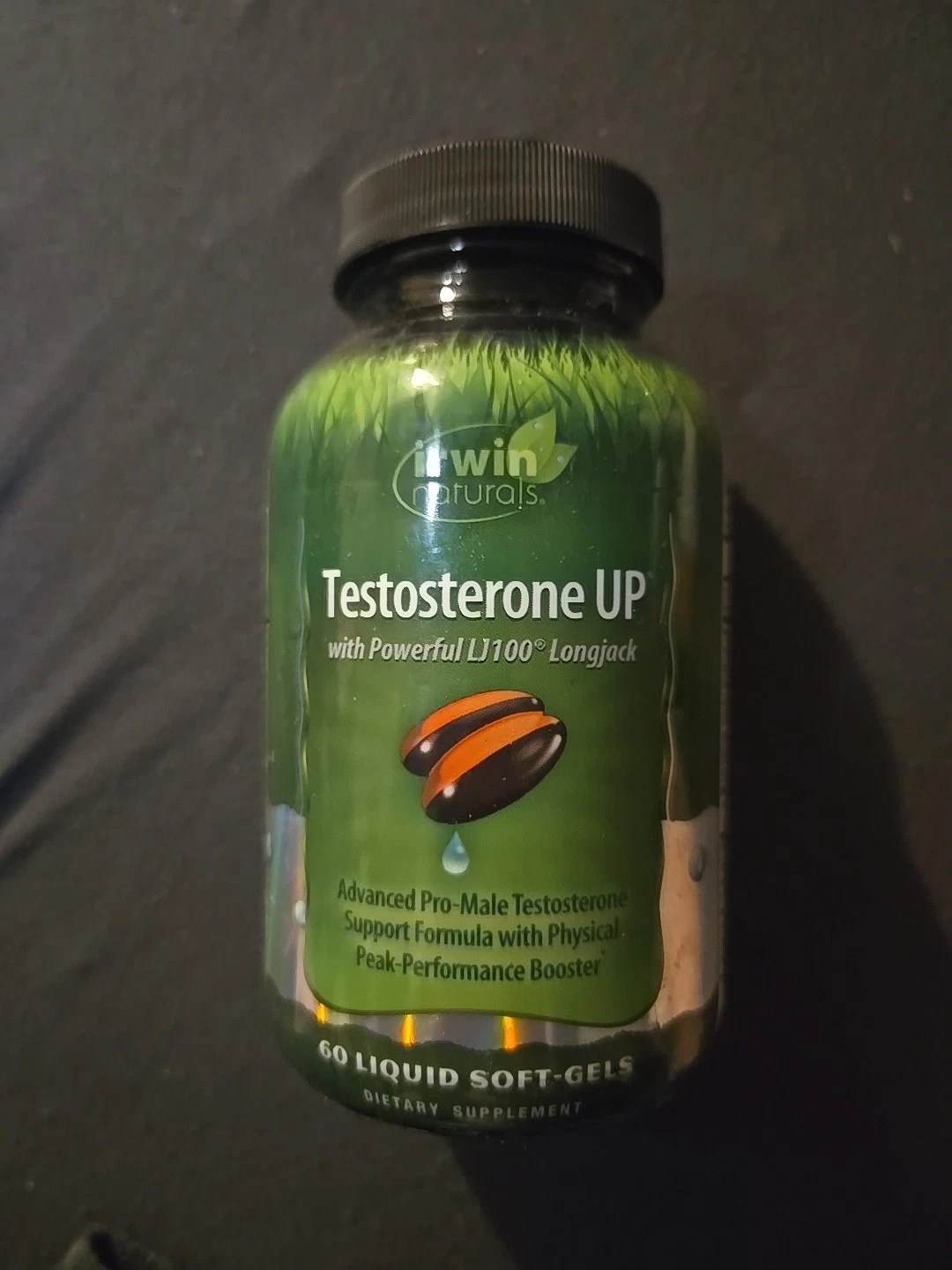 Irwin Naturals Testosterone Up With Powerful LJ100 Longjack 60 Softgels
