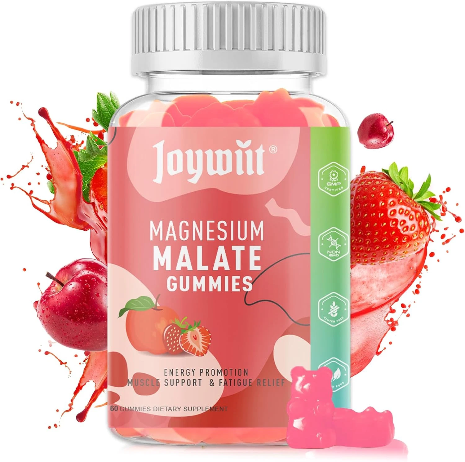 Magnesium Malate Gummies 1000Mg | Magnesium Malate with L-Theanine, Coq10 & V...