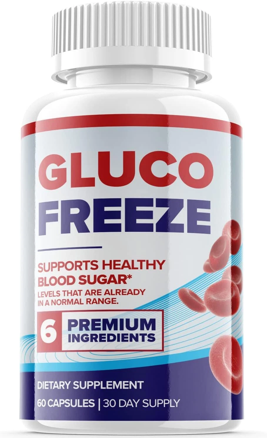 Glocufreeze Pills - Gluco Freeze Pills For Blood Sugar Support ORIGINAL - 1 Pack