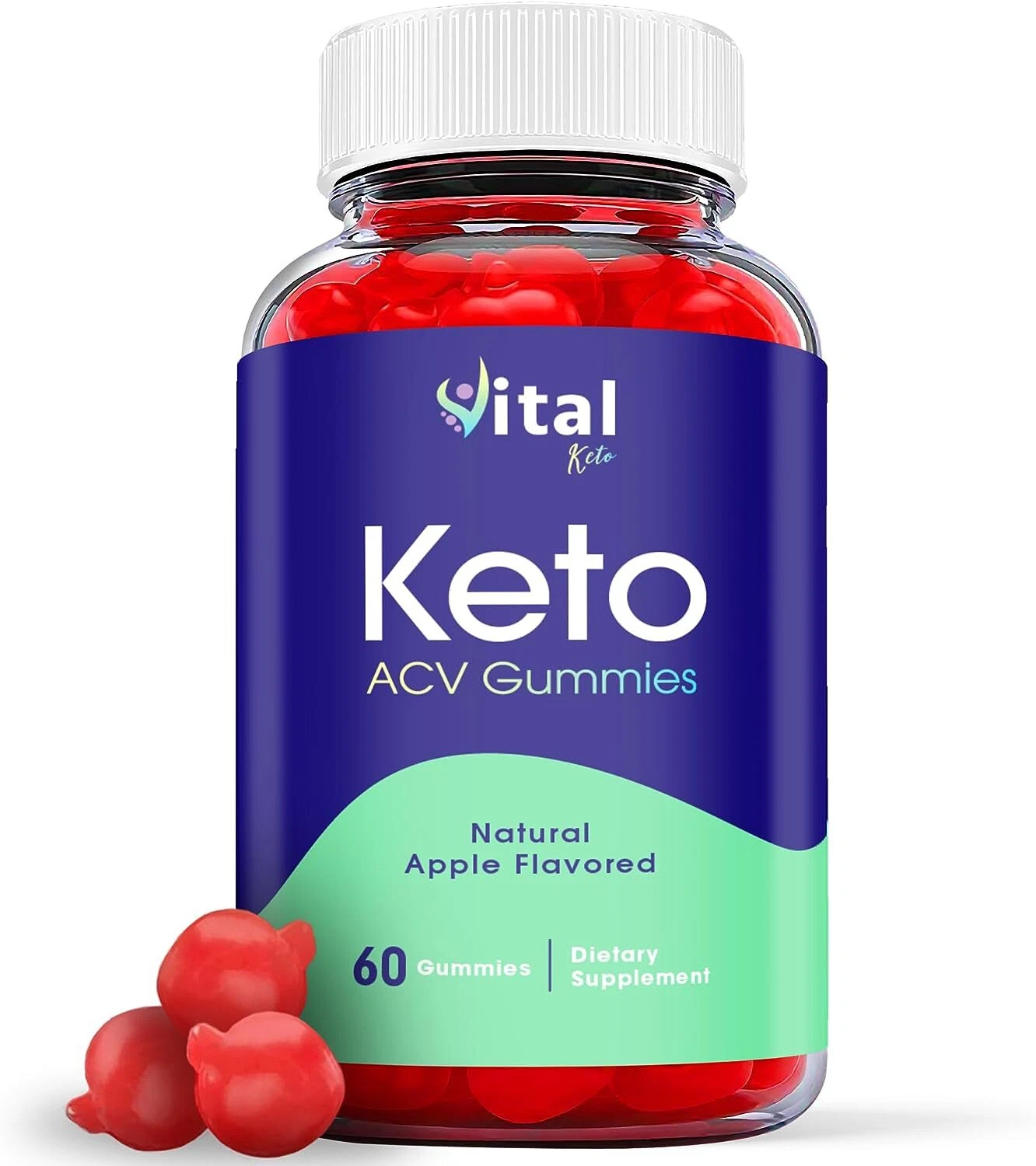 Vital Keto Gummies - Vital Keto ACV Gummys For Weight Loss OFFICIAL - 1 Pack