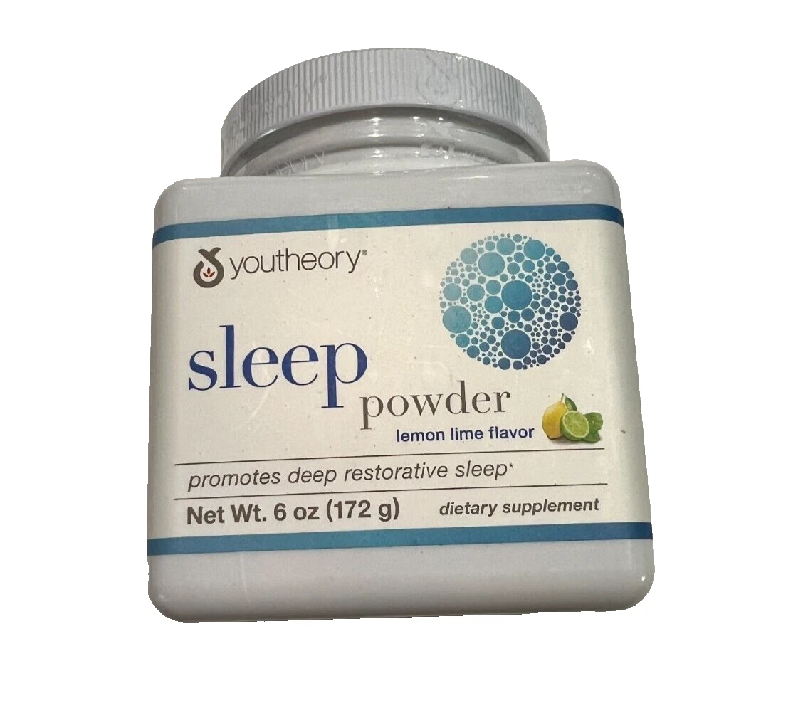 Youtheory Sleep Nighttime Powder Exp 03/26 Lemon-Lime 6oz