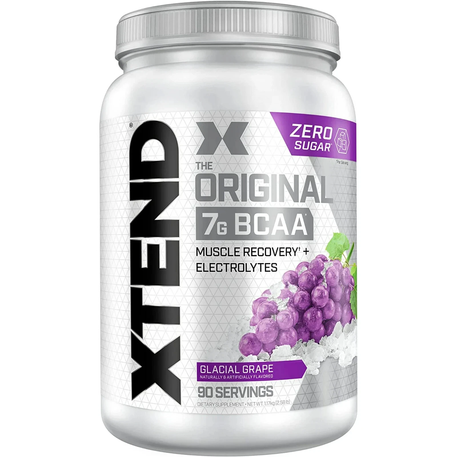The Original 7G BCAA, Glacial Grape, Men & Women, 2.58 lbs 90 Servings 01 2026