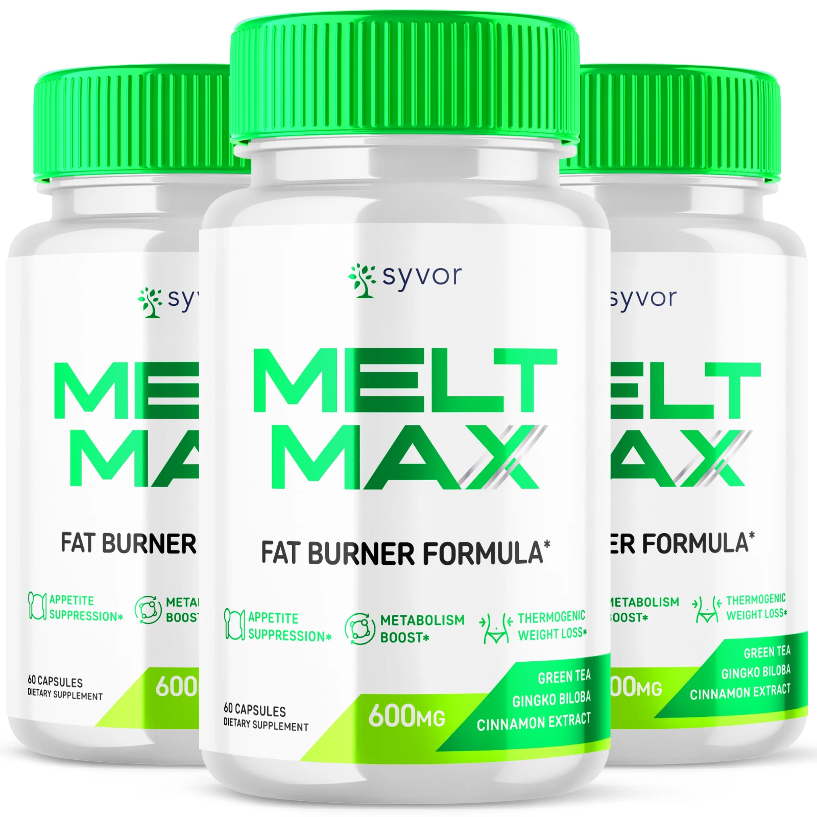[286670648133] Melt Max Advanced Burner Formula Natural Energy and Fitness Support 180 Capsules