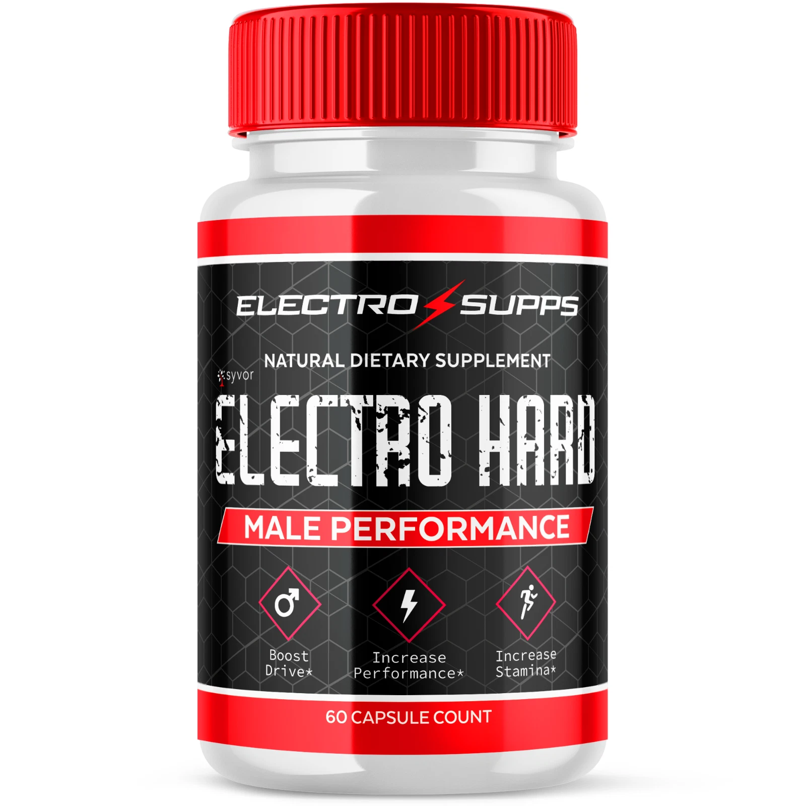 Electro Hard Male Pills Advanced Vitality Support Formula Supplement 60 Capsules