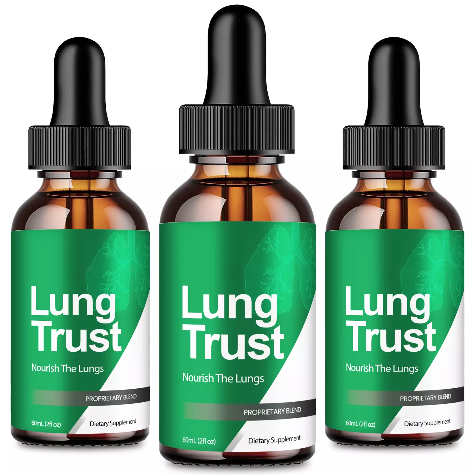 (3 Pack) Lung Trust Drops, Lung Trust Blood Support Formula Drops (3 Bottles)