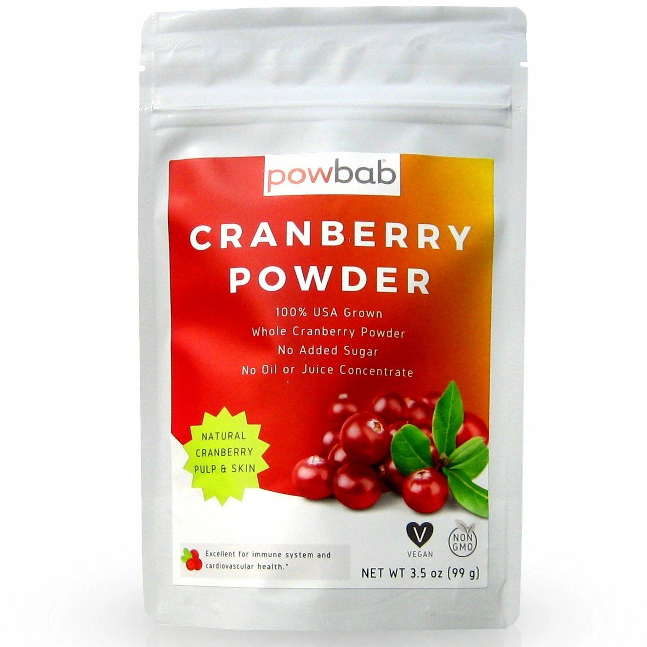 [264961570920] powbab Cranberry Powder from 100% USA Grown Organic Dried Cranberries (3.5 oz)