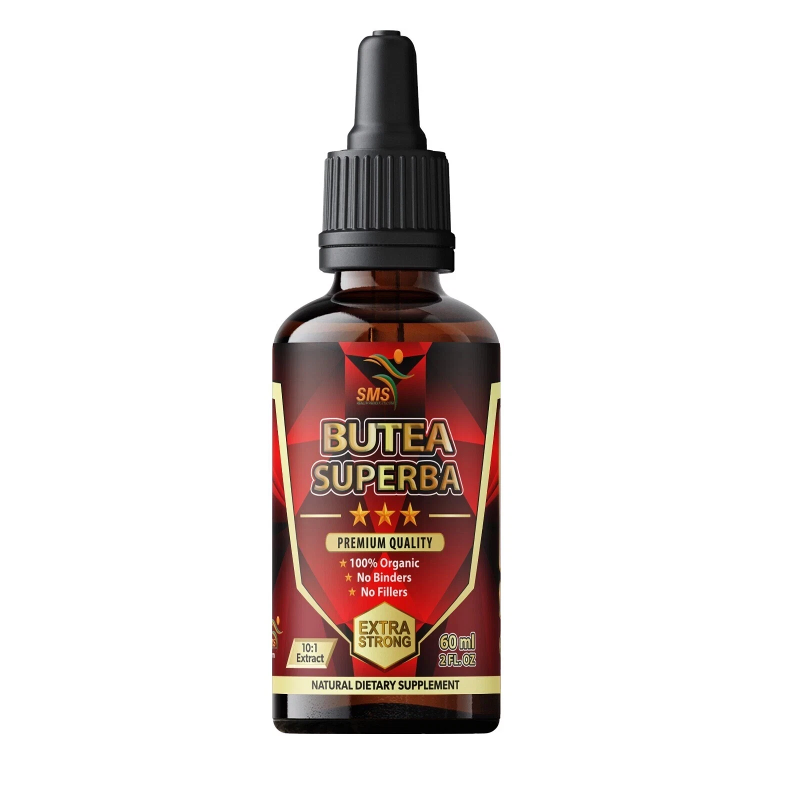 Butea Superba Tincture Herbal Drops Men's Dietary Supplement 2 Fl Oz By SMS