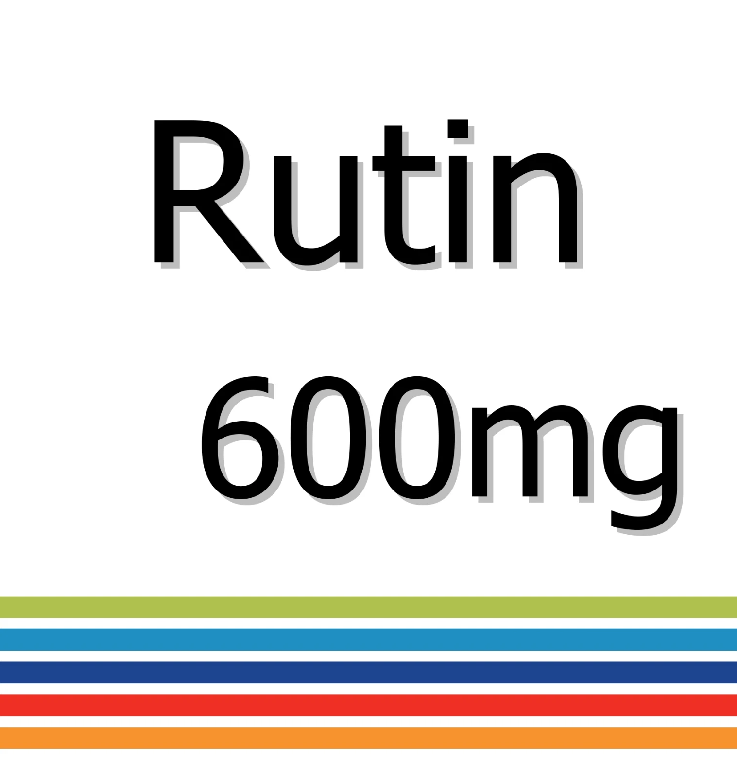 Rutin 600mg x 30 Tablets - Cardiovascular Protection