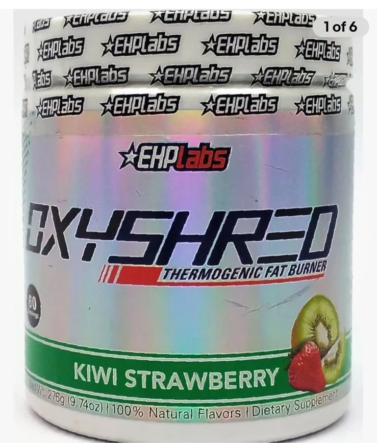 EHPlabs OxyShred Thermogenic Dietary Supplement Pre Workout Fat Burner 9.74oz