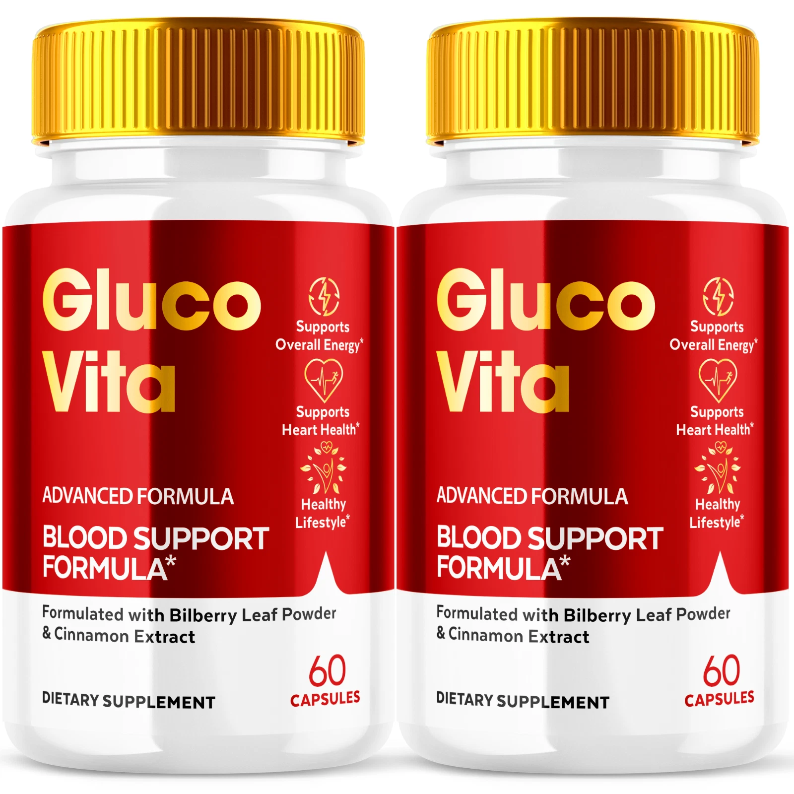 Gluco Vita Blood Balance Glycogen Support Advanced Glyco Optimizer, 120 Capsules