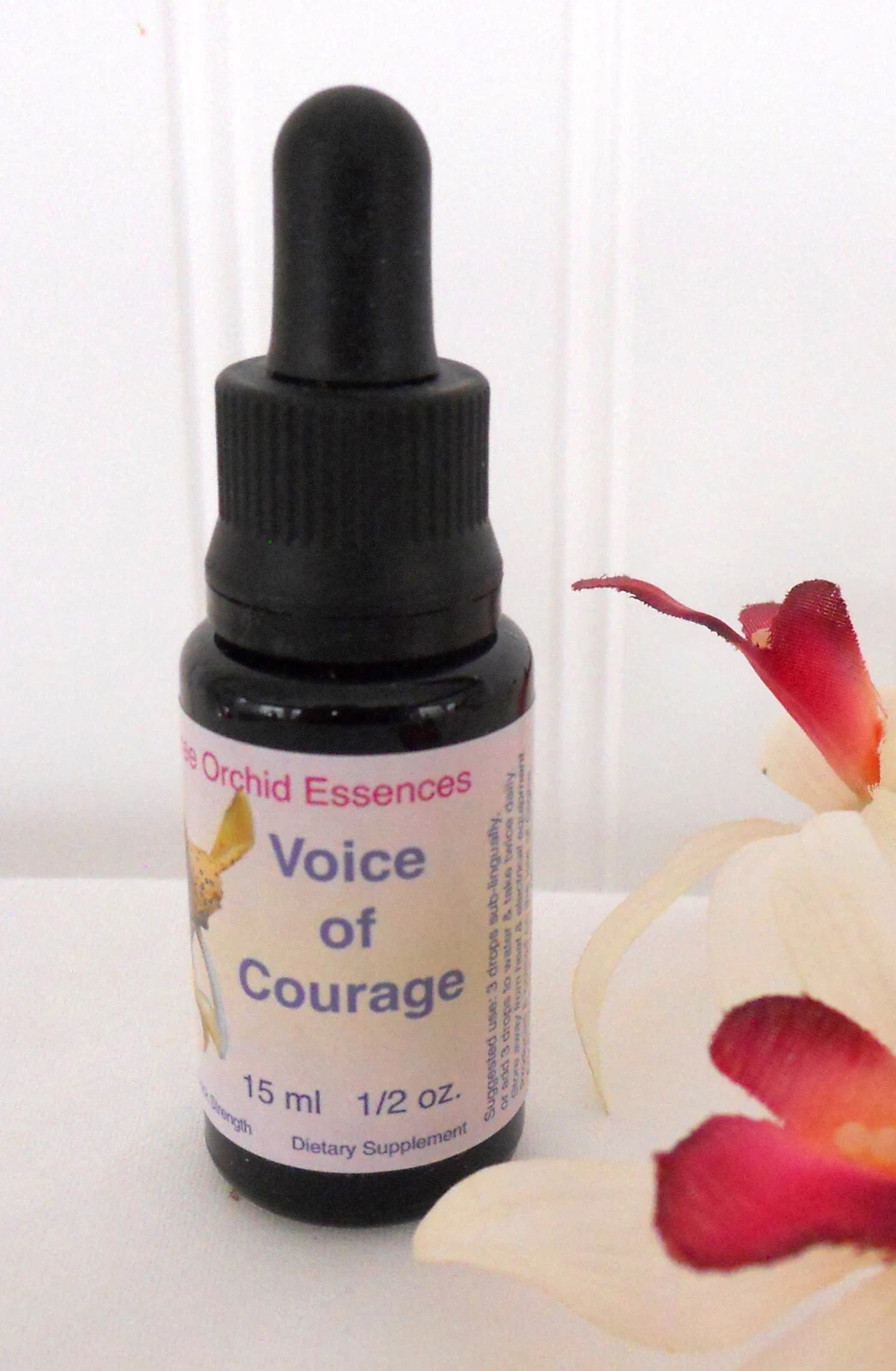 [285676384437] Living Tree Orchid Essences VOICE OF COURAGE 15 ml 1/2 oz