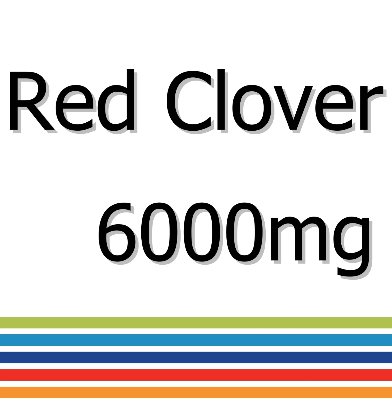 Red Clover 6000mg x 90 Tablets - Digestive Ease