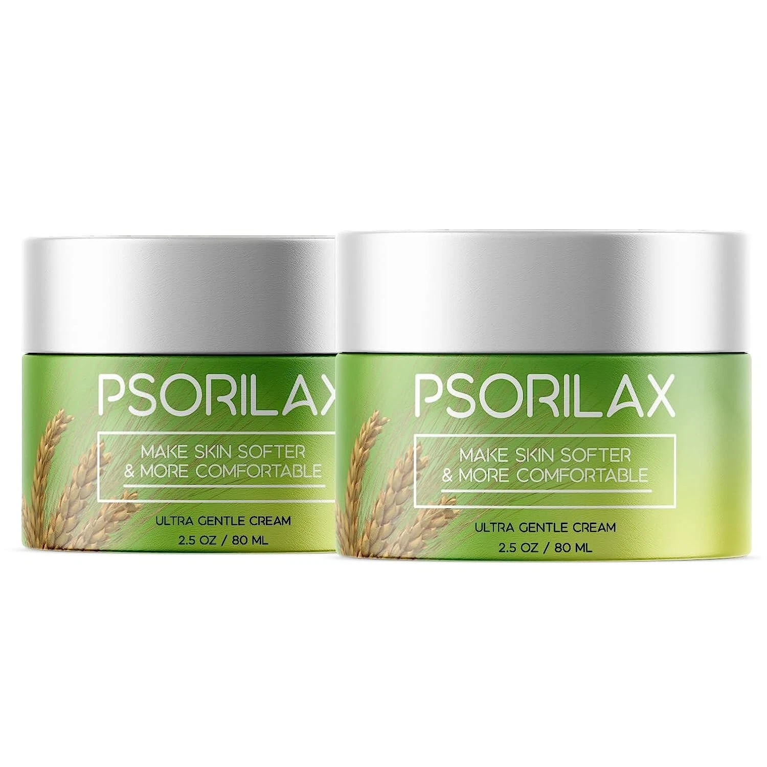 (2 Pack) Psorilax Anti-Aging Cream, Anti-Wrinkle & Moisturizing Skin Cream 2.5Oz