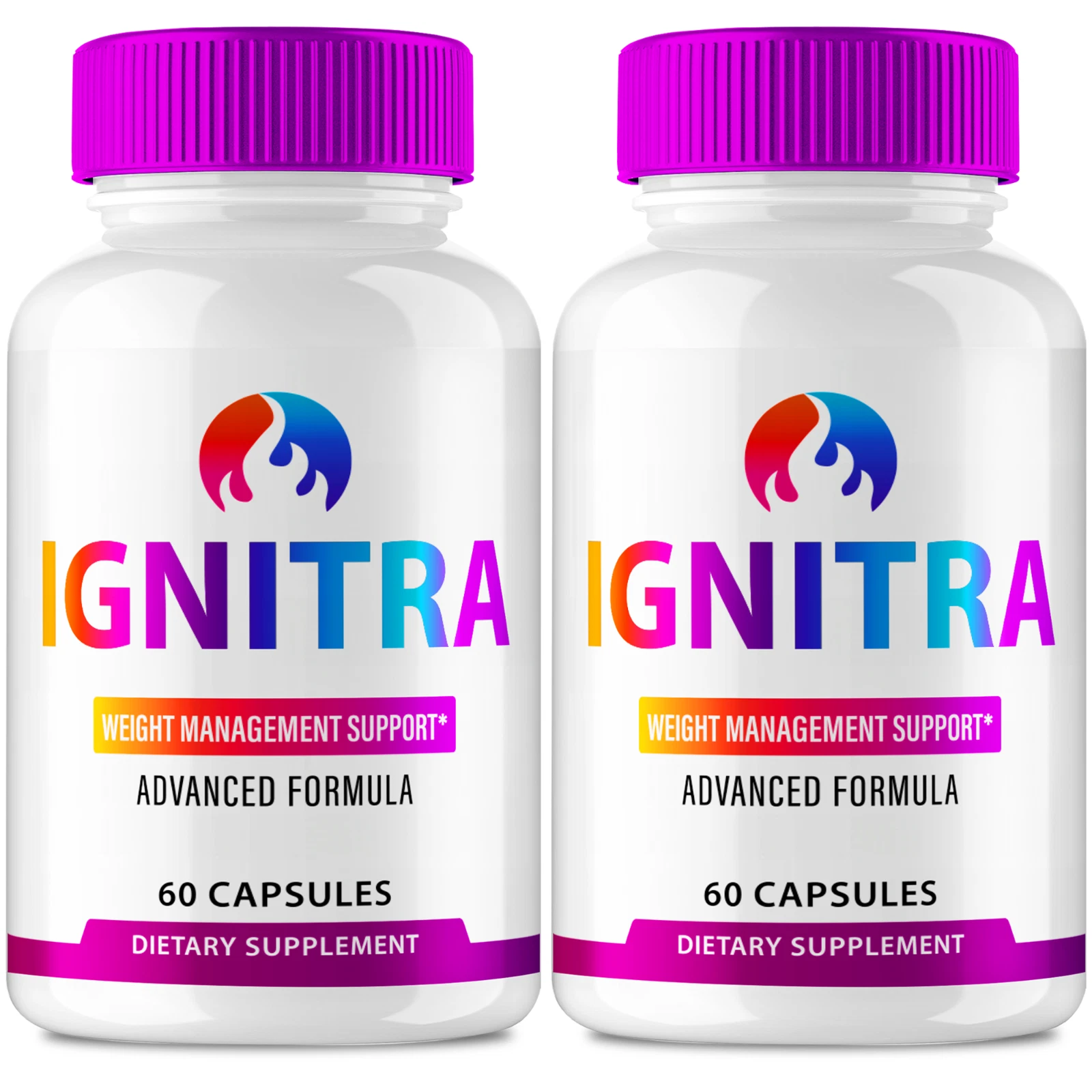 (2 Pack) Ignitra Capsules for Weight loss, Advanced Fat Burning Support Formula
