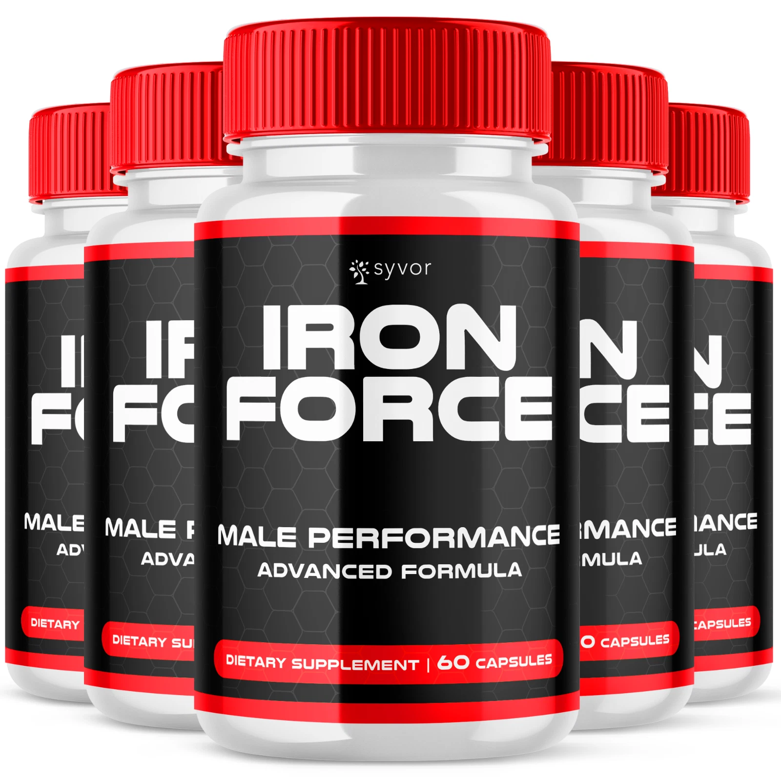 Iron Force Advanced Supplement for Men with Natural Ingredients 300 Capsules