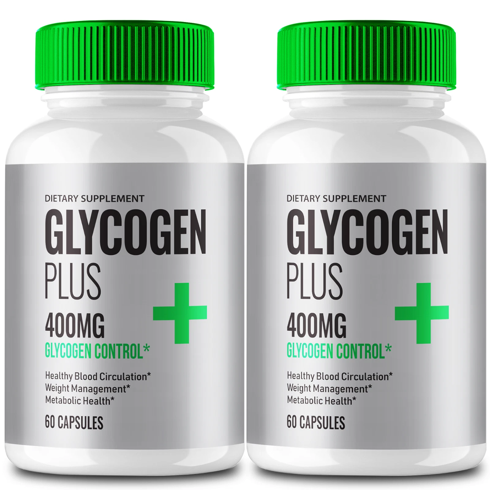 (2 Pack) Glycogen Plus Capsules for Healthy Blood Support Supplement Pills