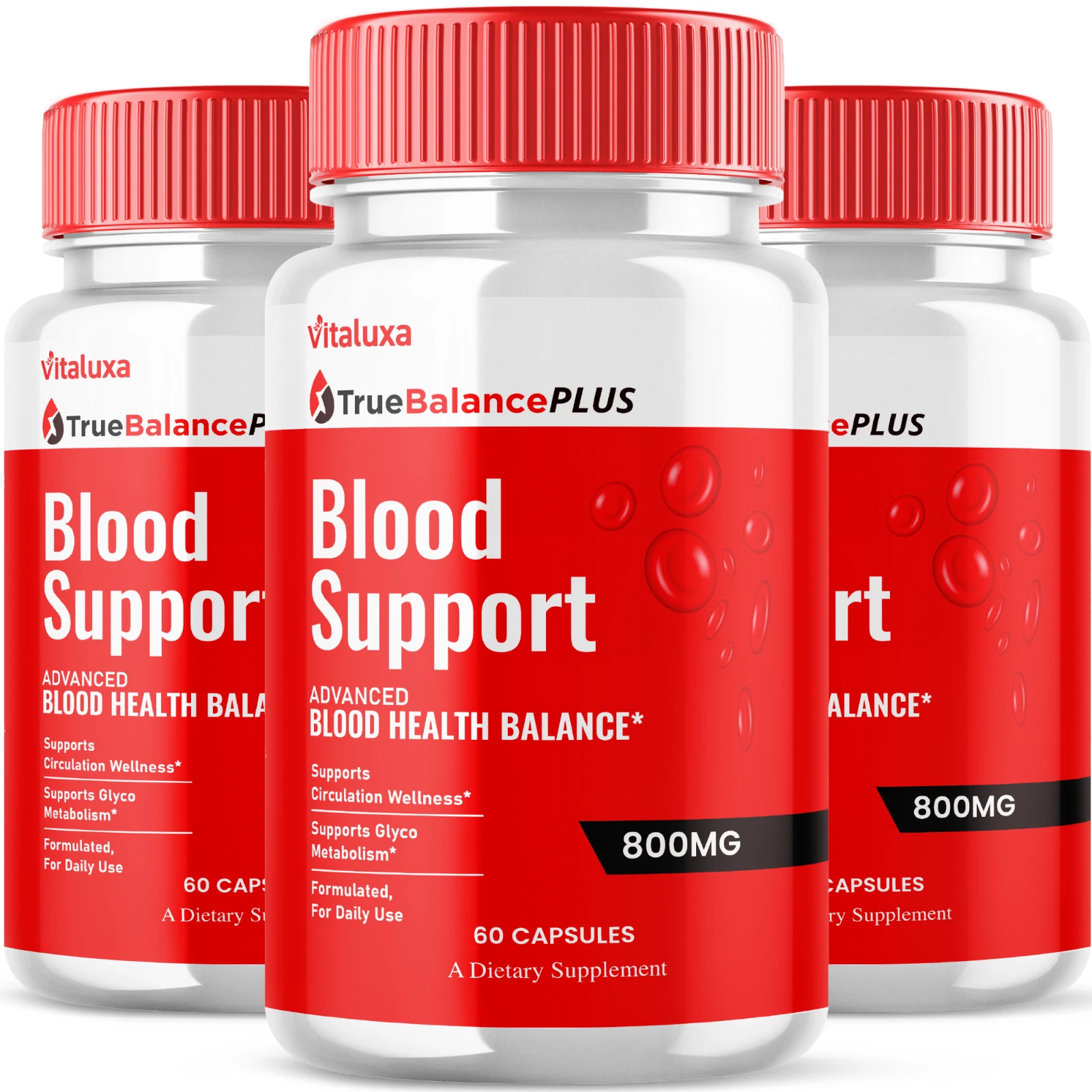 (3 Pack) True Balance Blood Support Capsules, TrueBalance Formula (180 Capsules)