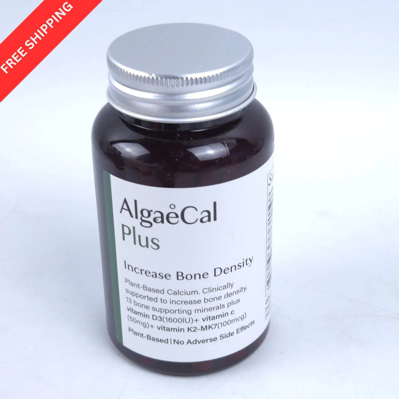 AlgaeCal Plus Veggie Capsules Dietary Supplement Algae Cal(1Pack）