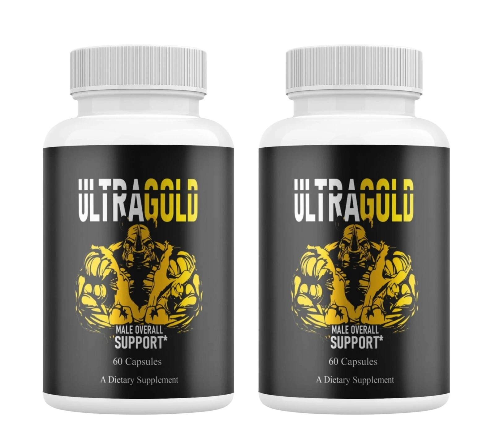 (2 Pack) Ultra Gold Pills Extreme Booster for Men, Advanced Male Formula